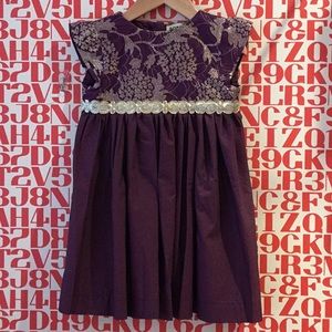 Sophie Catalou Violet Lace Dress, NEW WITH TAGS, Size 2T!